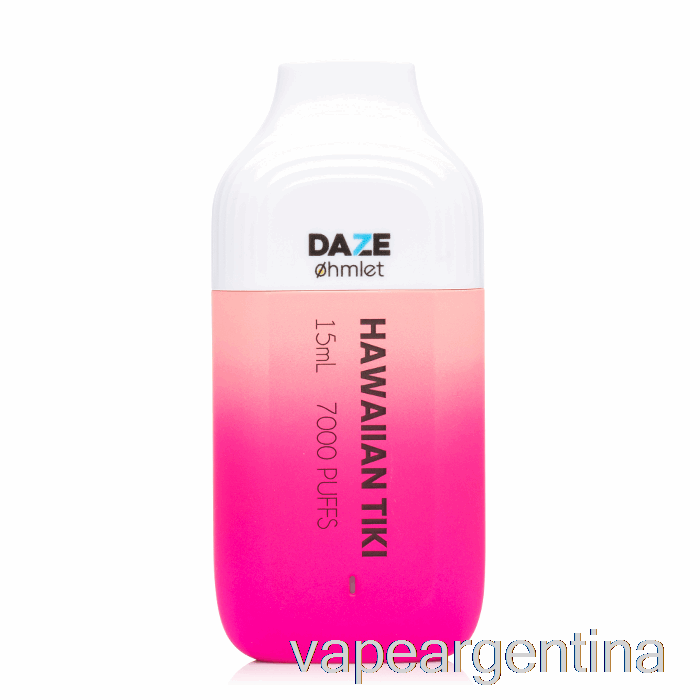 7 Daze Ohmlet 7000 0% Cero Nicotina Desechable Hawaiano Tiki Vape Argentina